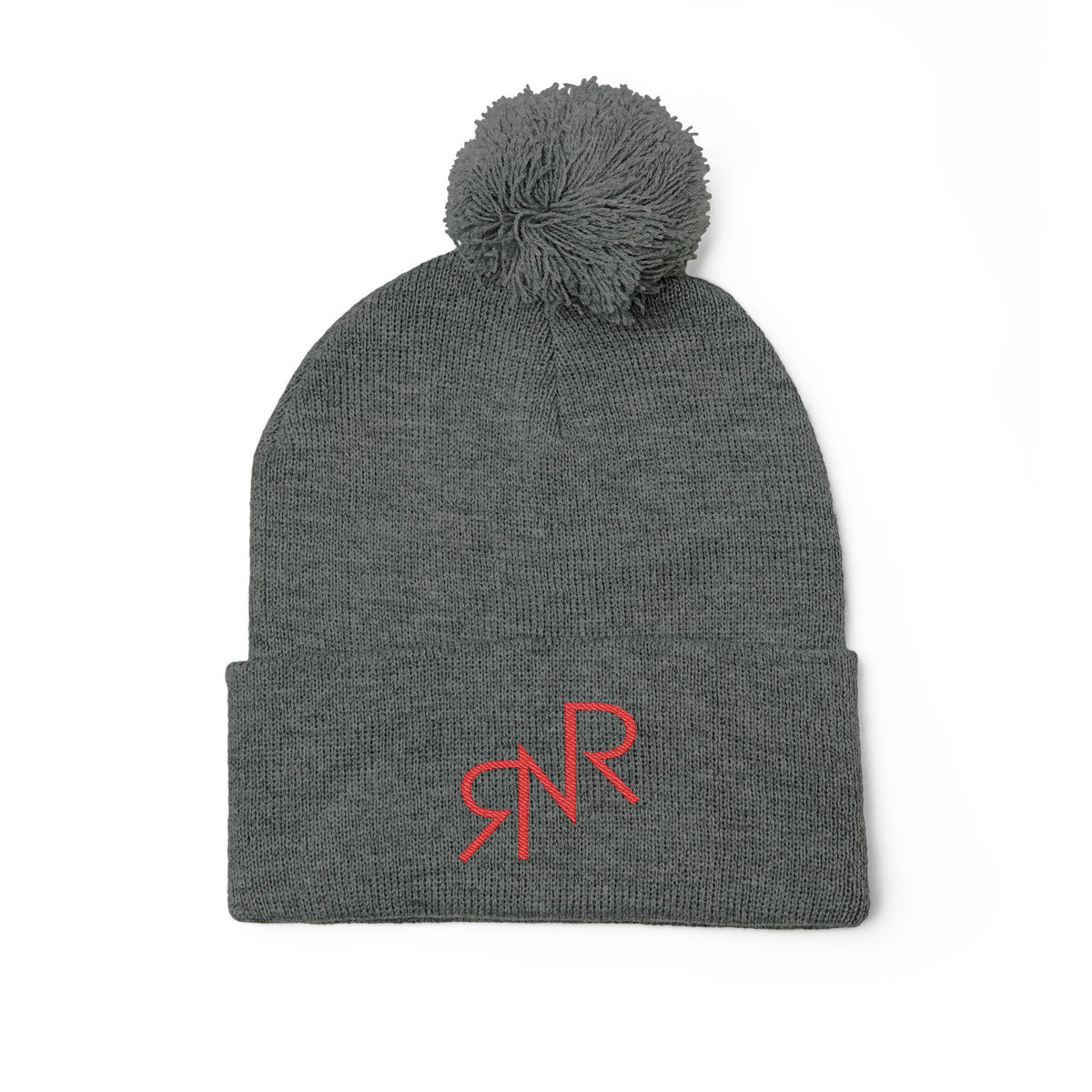 RNR Red Brand Embroidered Pom-Pom Knit