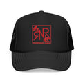 RNR Red Logo Printed Foam Trucker Hat