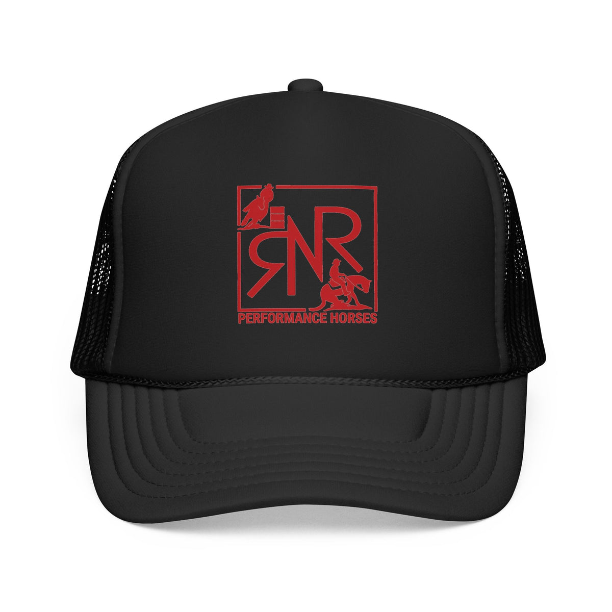 RNR Red Logo Printed Foam Trucker Hat