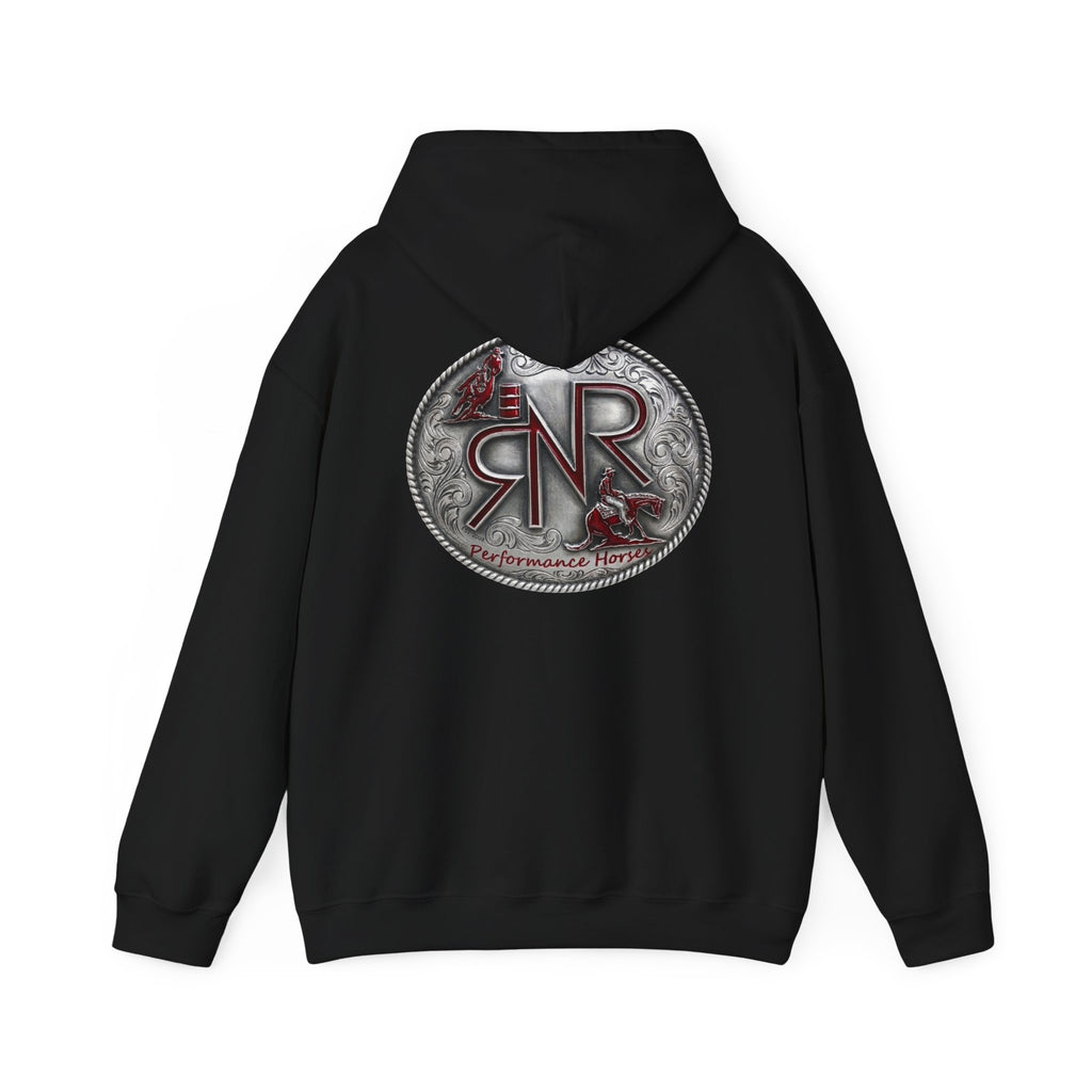 RNR brand, buckle Logo Hooded Sweatshirt