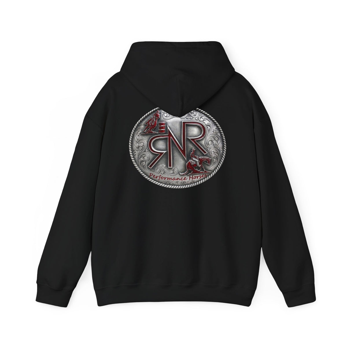 RNR brand, buckle Logo Hooded Sweatshirt