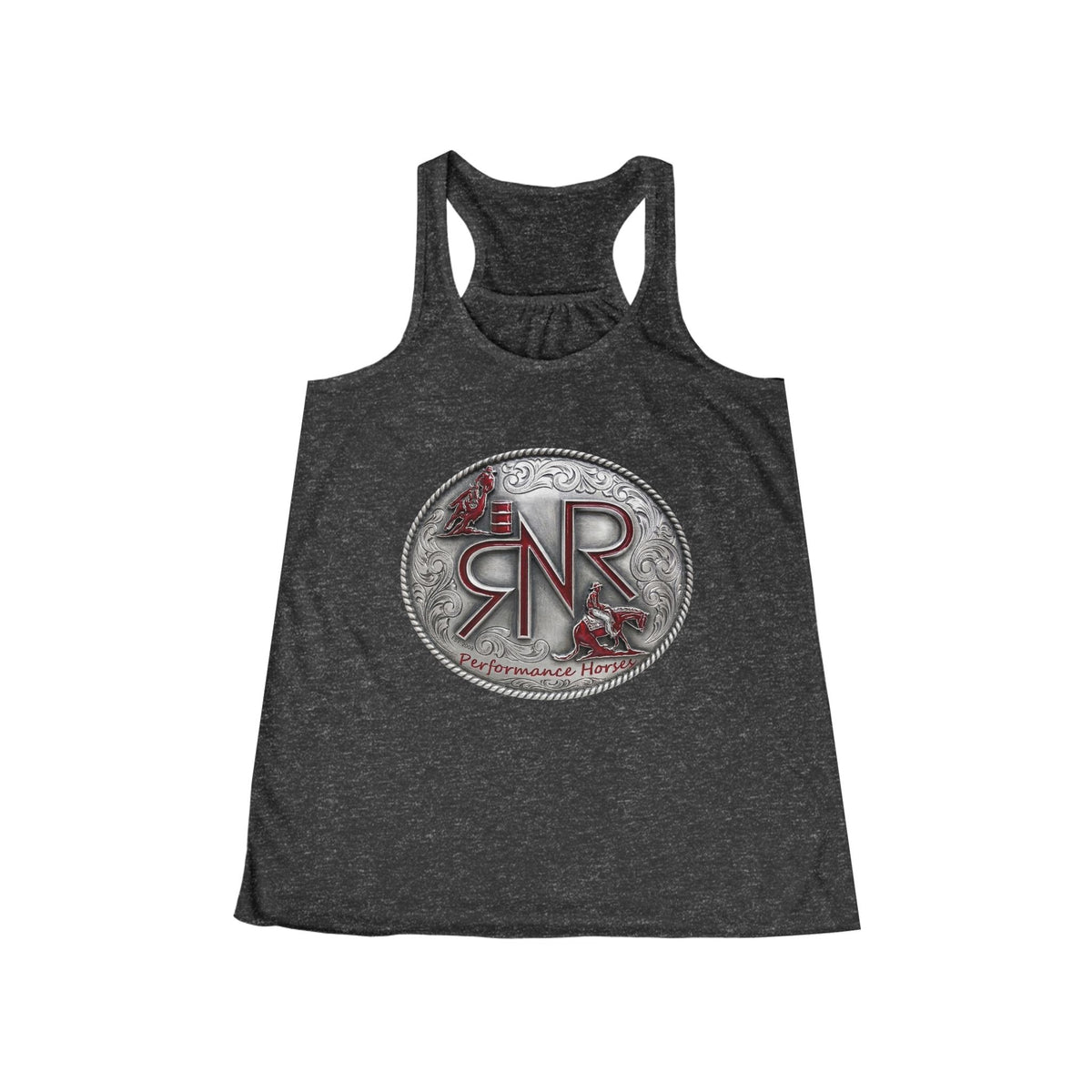 RNR Buckle Logo Women's Flowy Racerback Tank