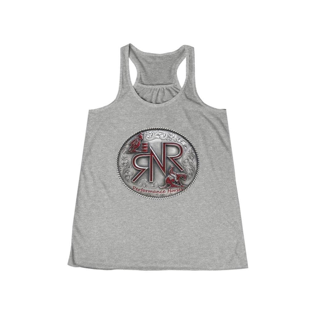 RNR Buckle Logo Women's Flowy Racerback Tank