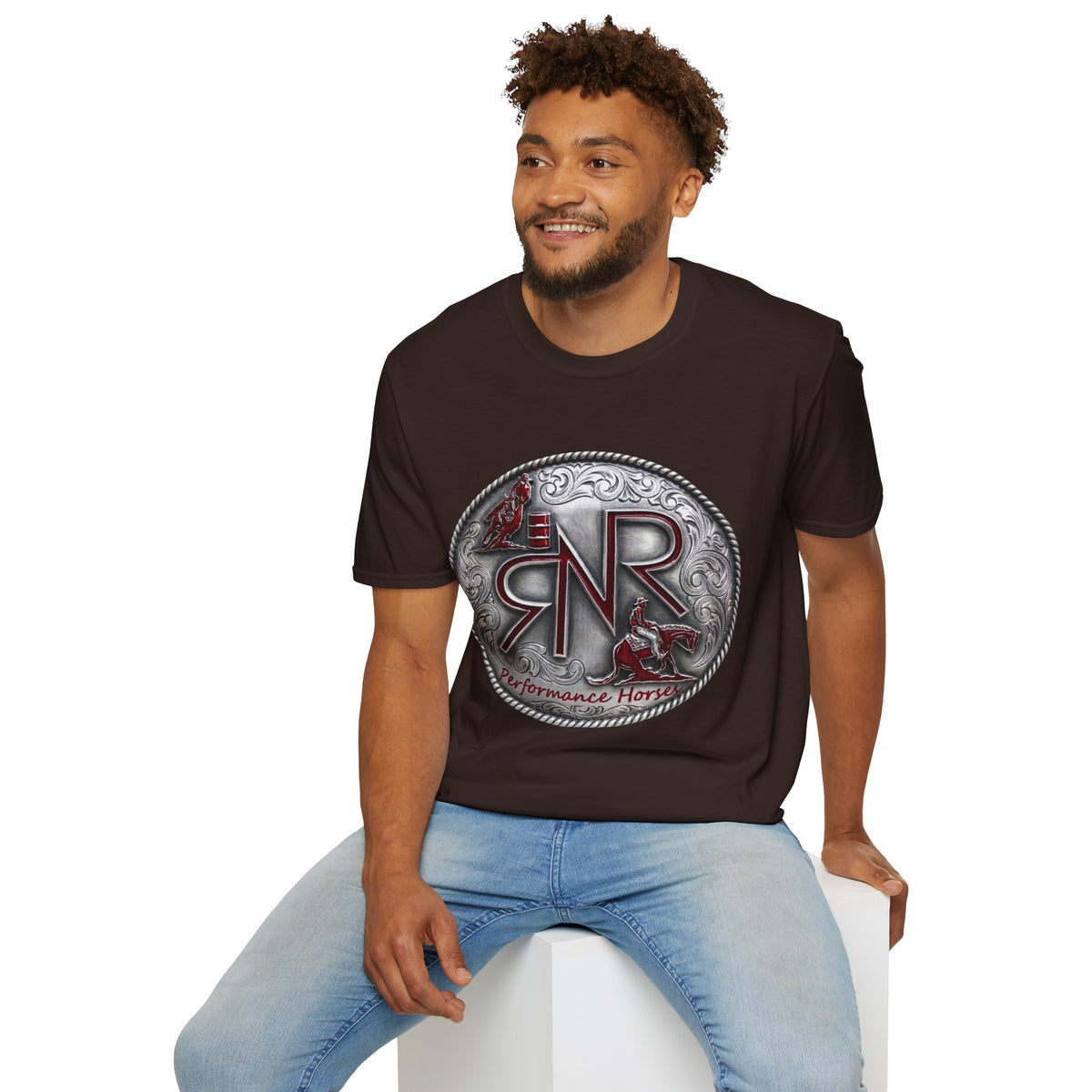 Unisex Softstyle T-shirt - RNR Buckle Logo
