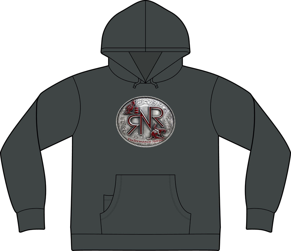 RNR Buckle Logo Epic Fleece Pullover Hooded Sweatshirt w/ Phone Pocket