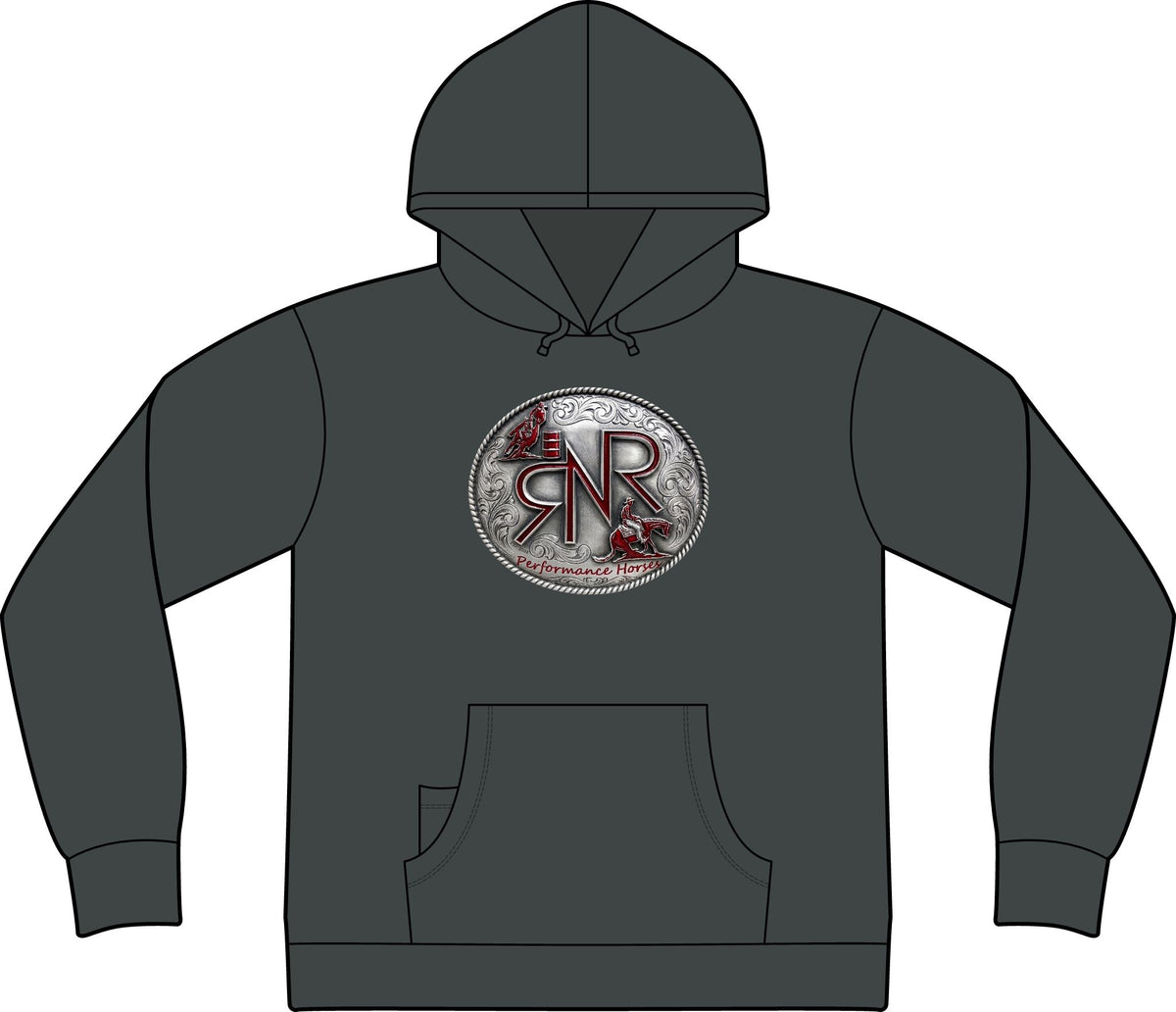 RNR Buckle Logo Epic Fleece Pullover Hooded Sweatshirt w/ Phone Pocket