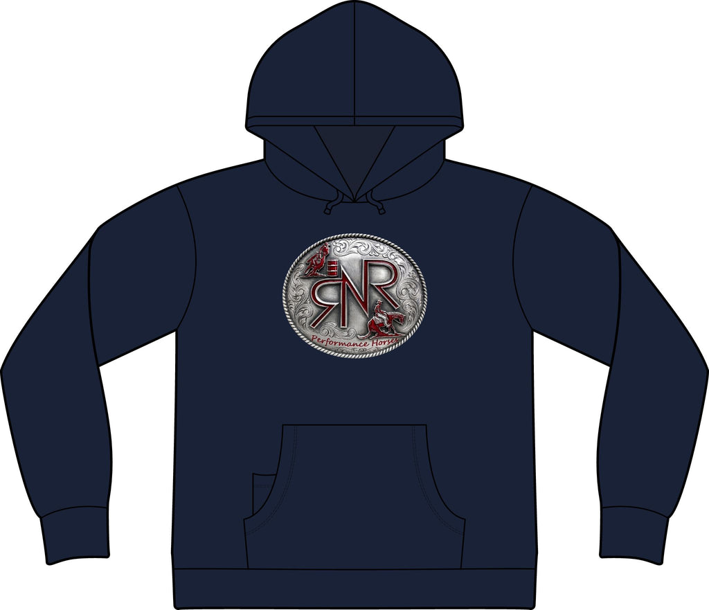 RNR Buckle Logo Epic Fleece Pullover Hooded Sweatshirt w/ Phone Pocket