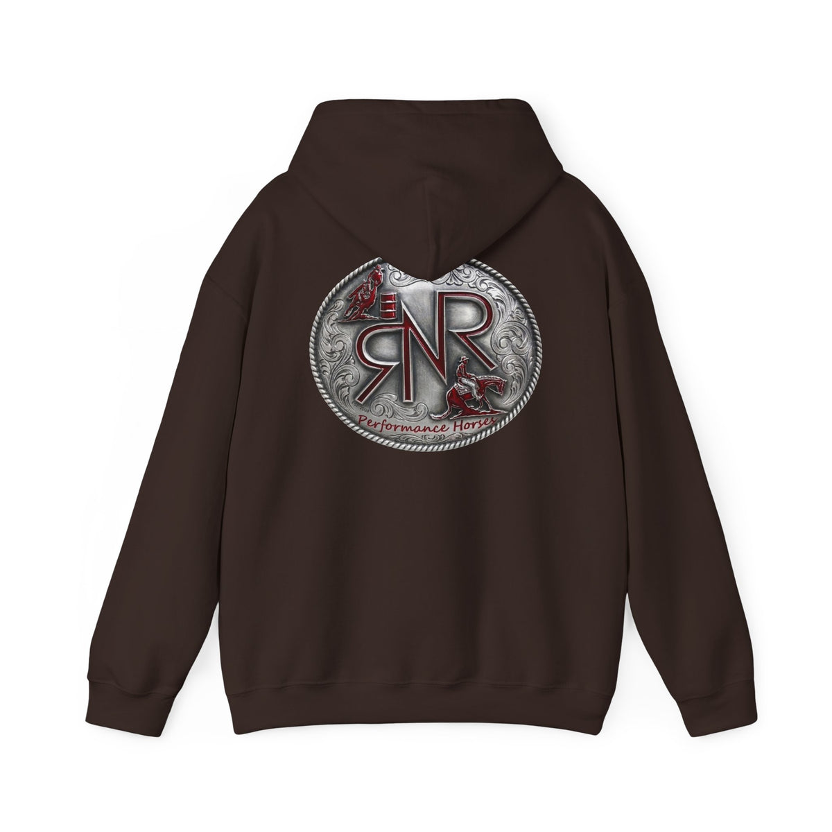 RNR brand, buckle Logo Hooded Sweatshirt
