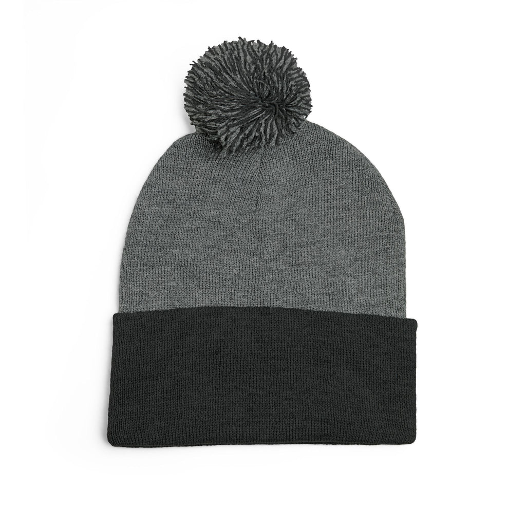 RNR Red Patch embroidered Pom-Pom Knit Beanie