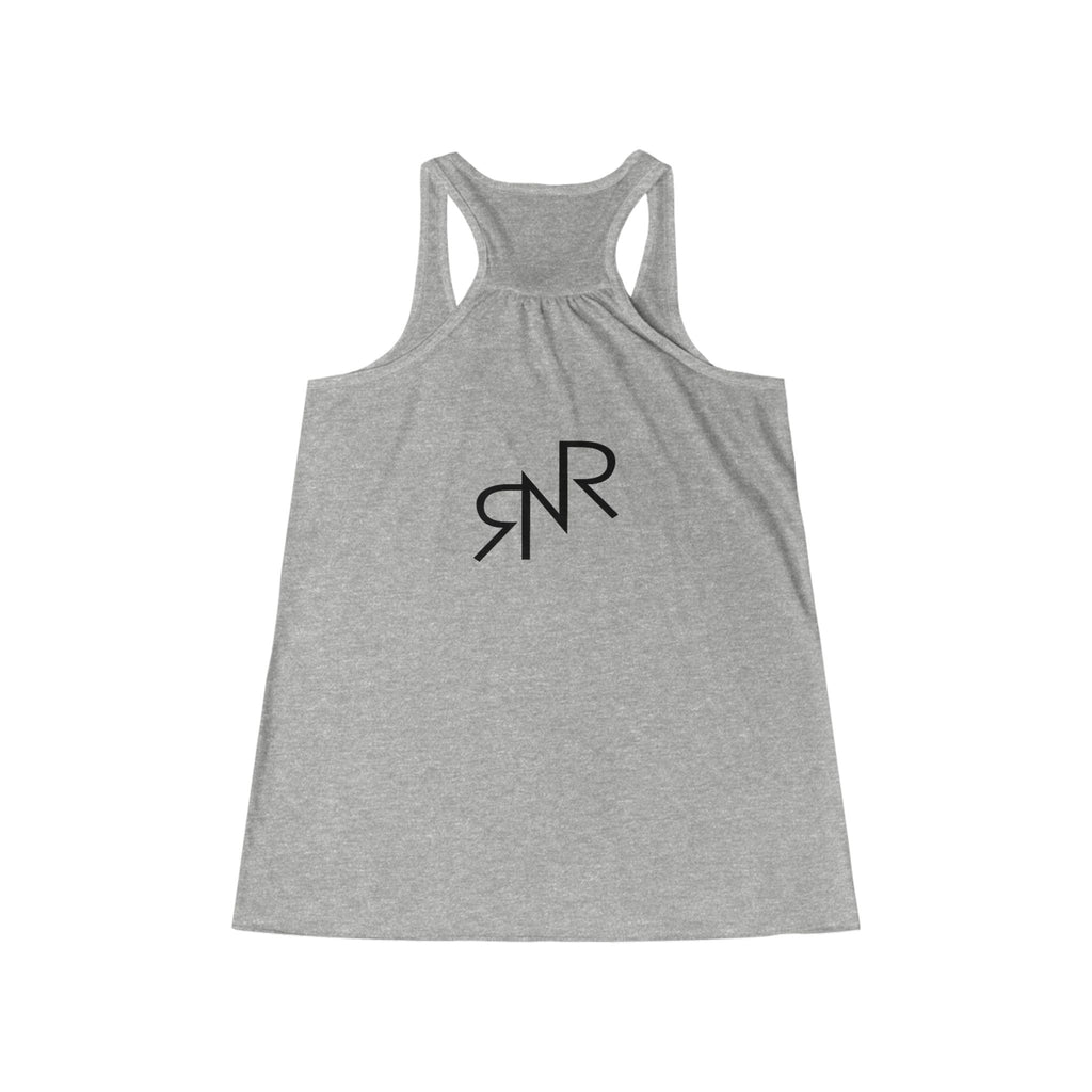 RNR Buckle Logo Women's Flowy Racerback Tank