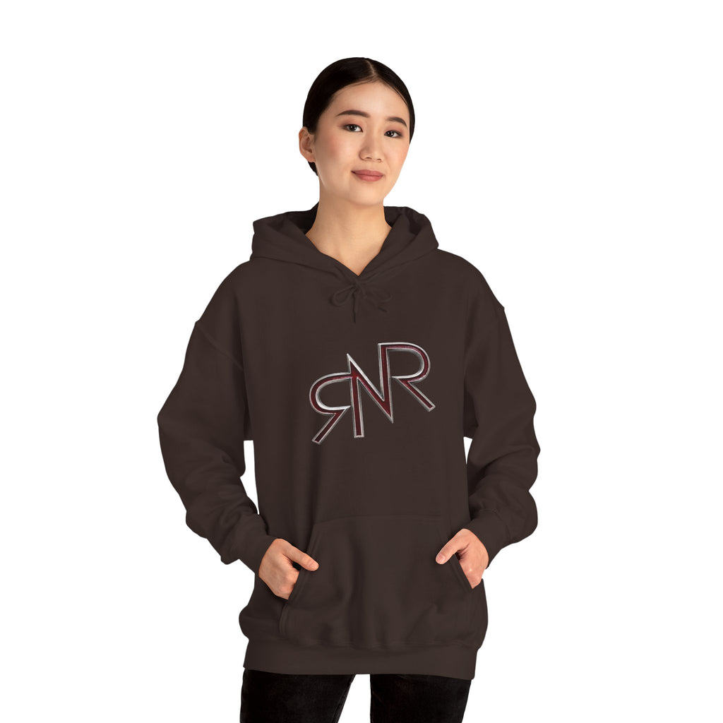 RNR brand, buckle Logo Hooded Sweatshirt