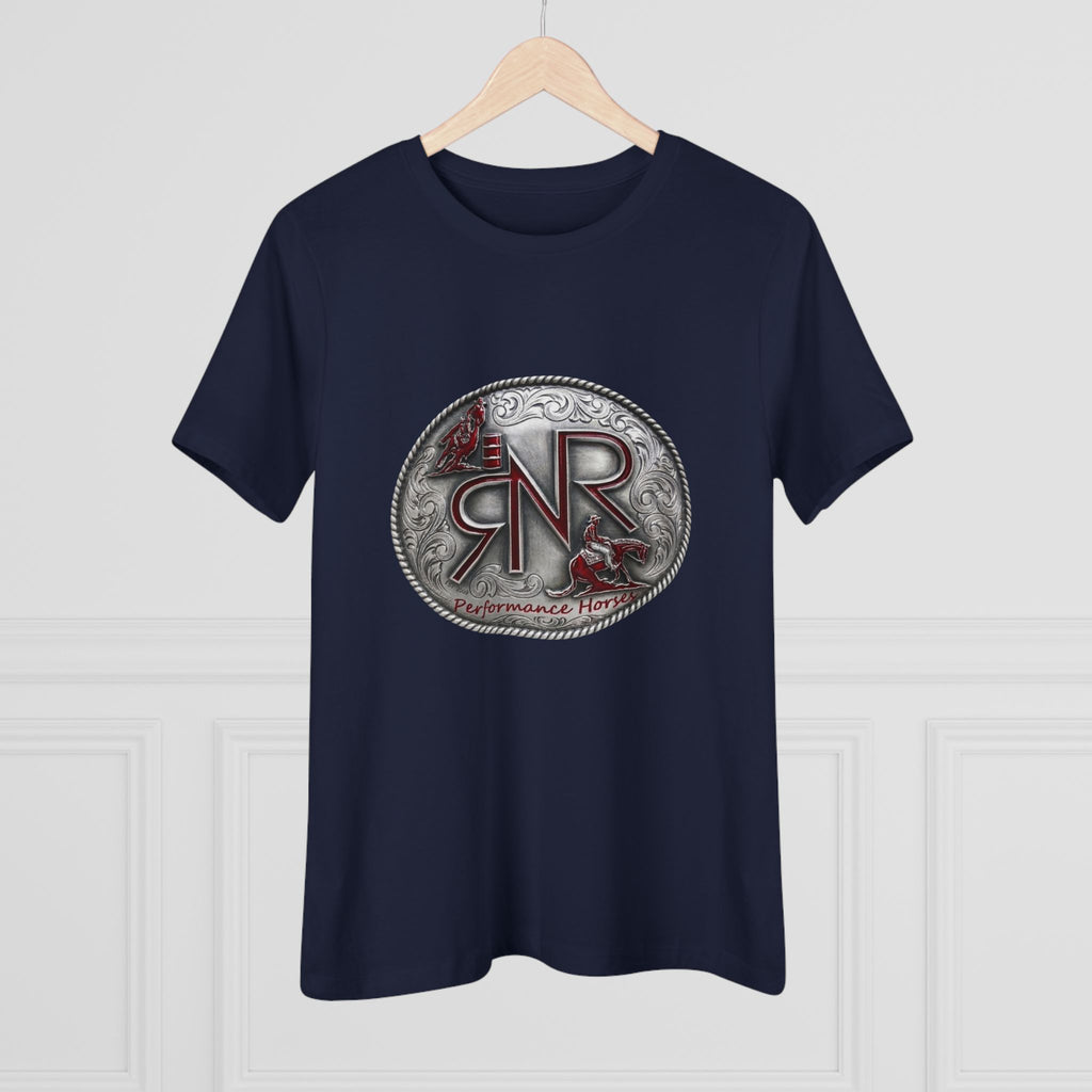 RNR Buckle Logo Women's Bella Canvas Soft Cotton Tee