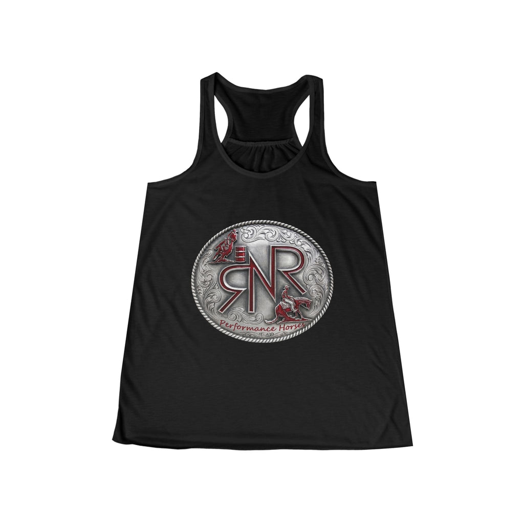 RNR Buckle Logo Women's Flowy Racerback Tank