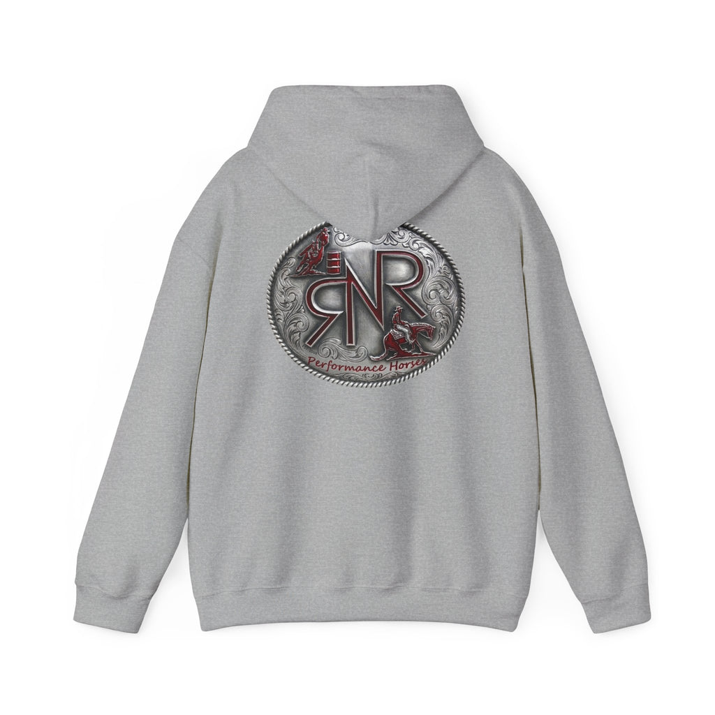 RNR brand, buckle Logo Hooded Sweatshirt