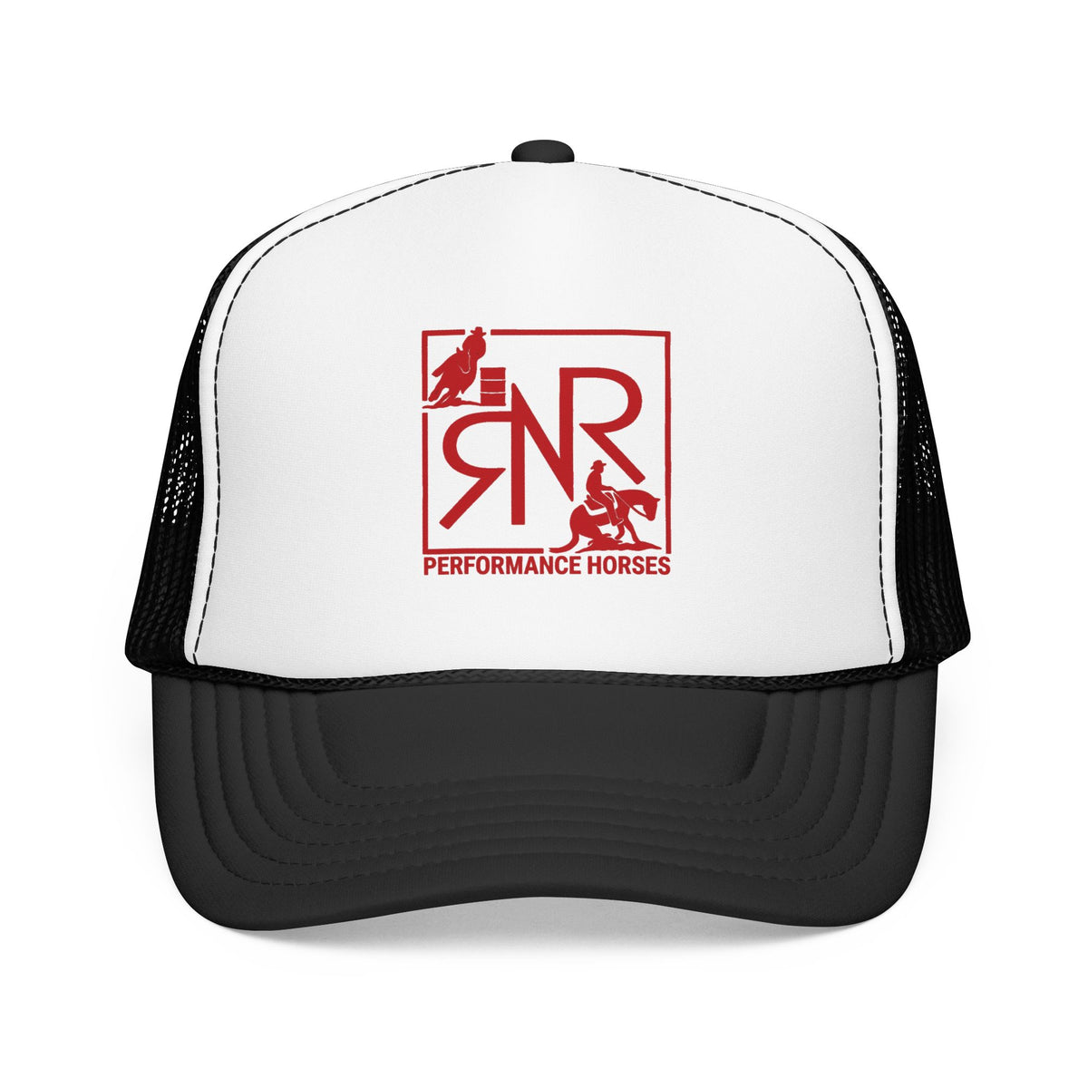 RNR Red Logo Printed Foam Trucker Hat