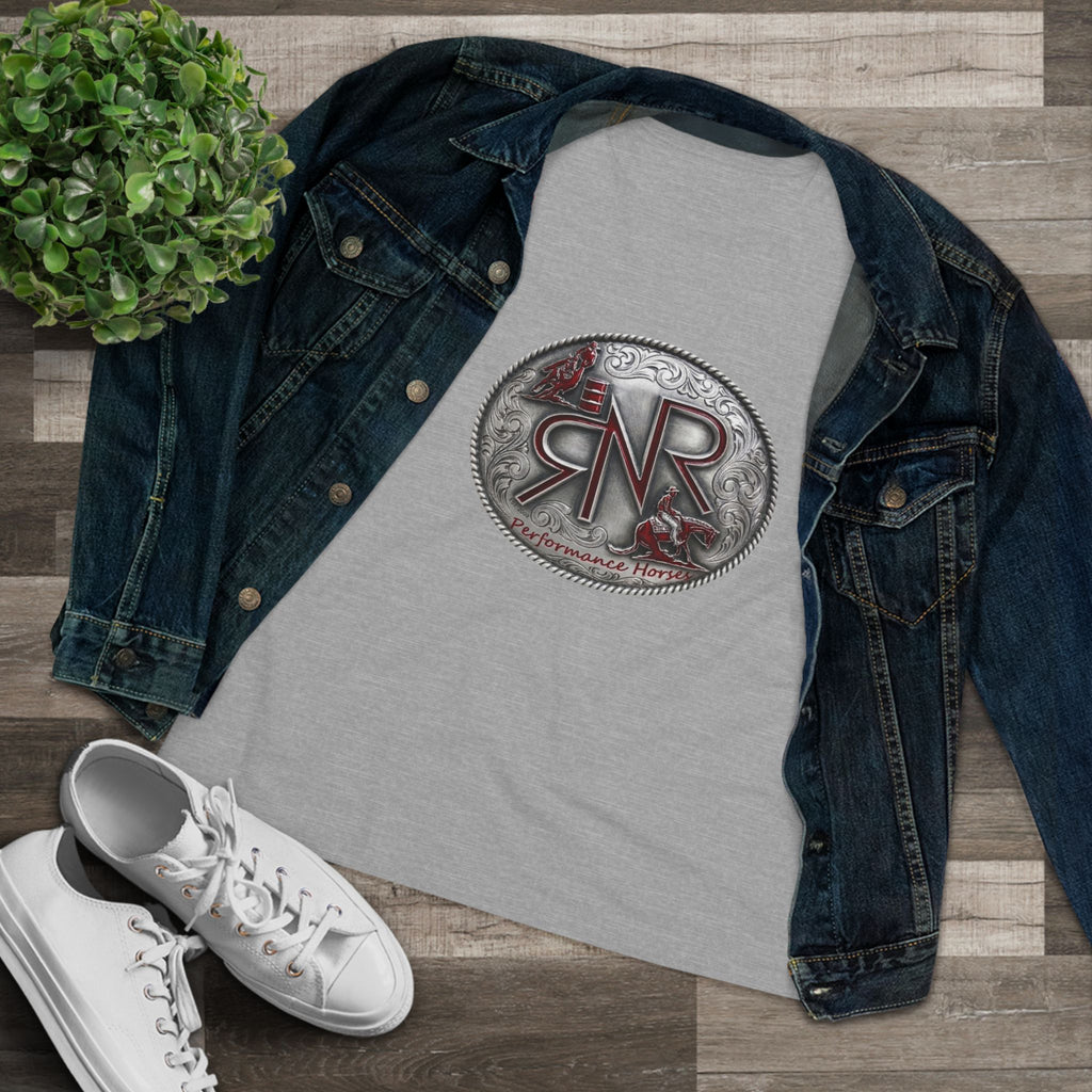 RNR Buckle Logo Women's Bella Canvas Soft Cotton Tee