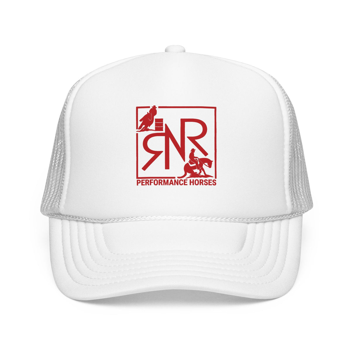 RNR Red Logo Printed Foam Trucker Hat