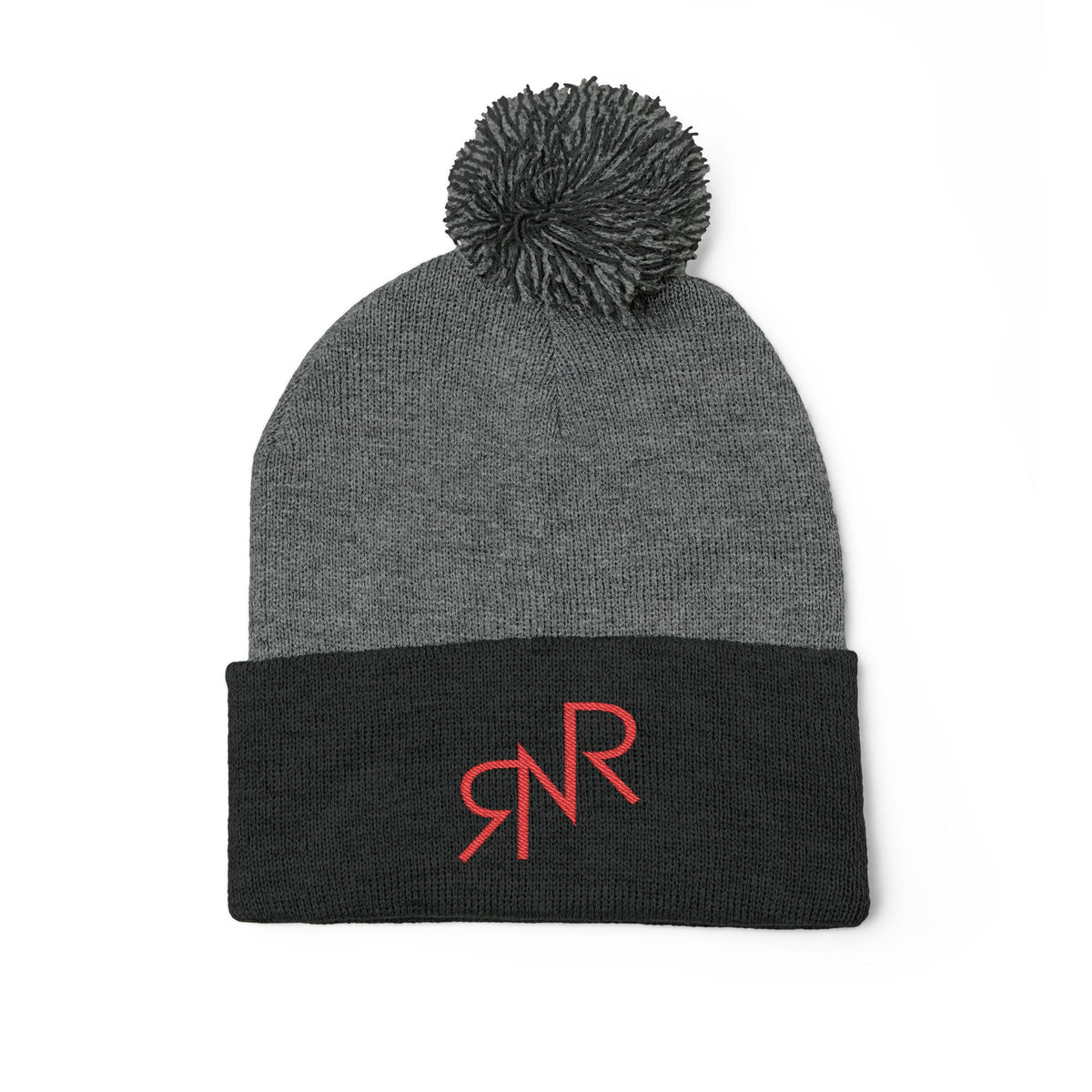 RNR Red Brand Embroidered Pom-Pom Knit
