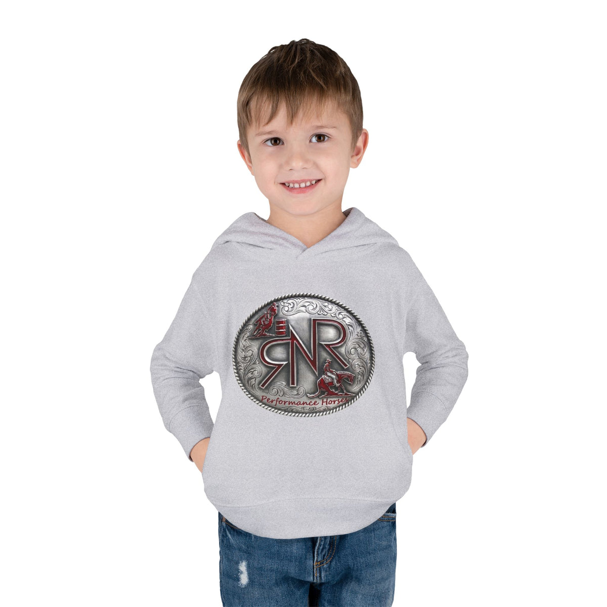 RNR Buckle Logo Toddler Pullover Fleece Hoodie