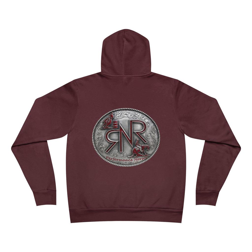 RNR Brand, Buckle Logo Unisex Ultra Soft Fleece Pullover Hoodie