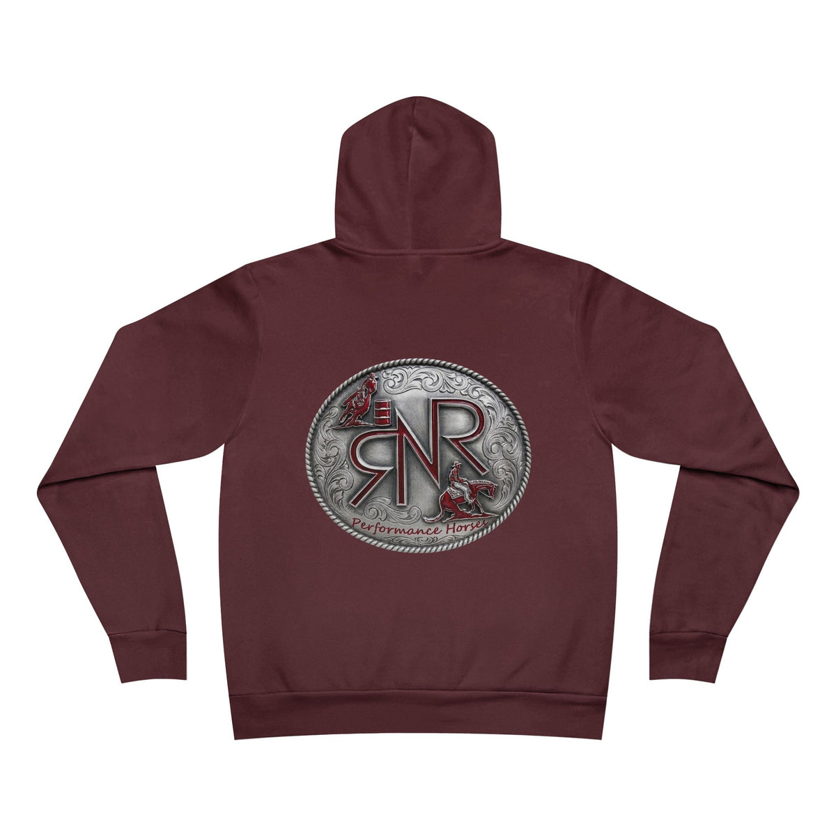 RNR Brand, Buckle Logo Unisex Ultra Soft Fleece Pullover Hoodie
