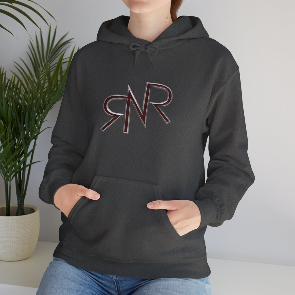 RNR brand, buckle Logo Hooded Sweatshirt