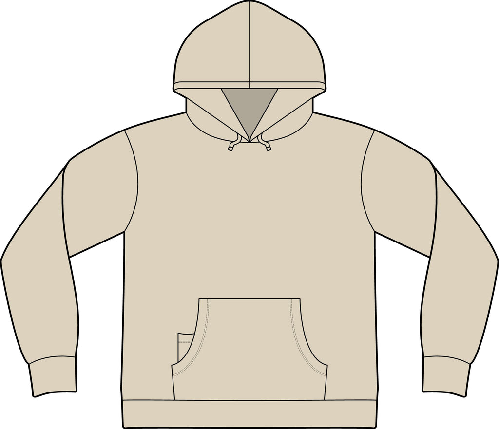 RNR Buckle Logo Epic Fleece Pullover Hooded Sweatshirt w/ Phone Pocket
