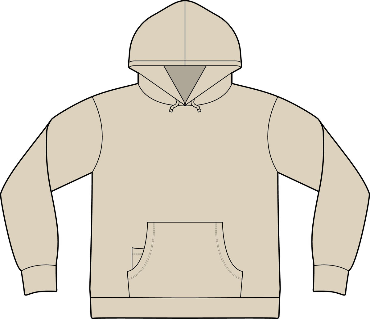 RNR Buckle Logo Epic Fleece Pullover Hooded Sweatshirt w/ Phone Pocket