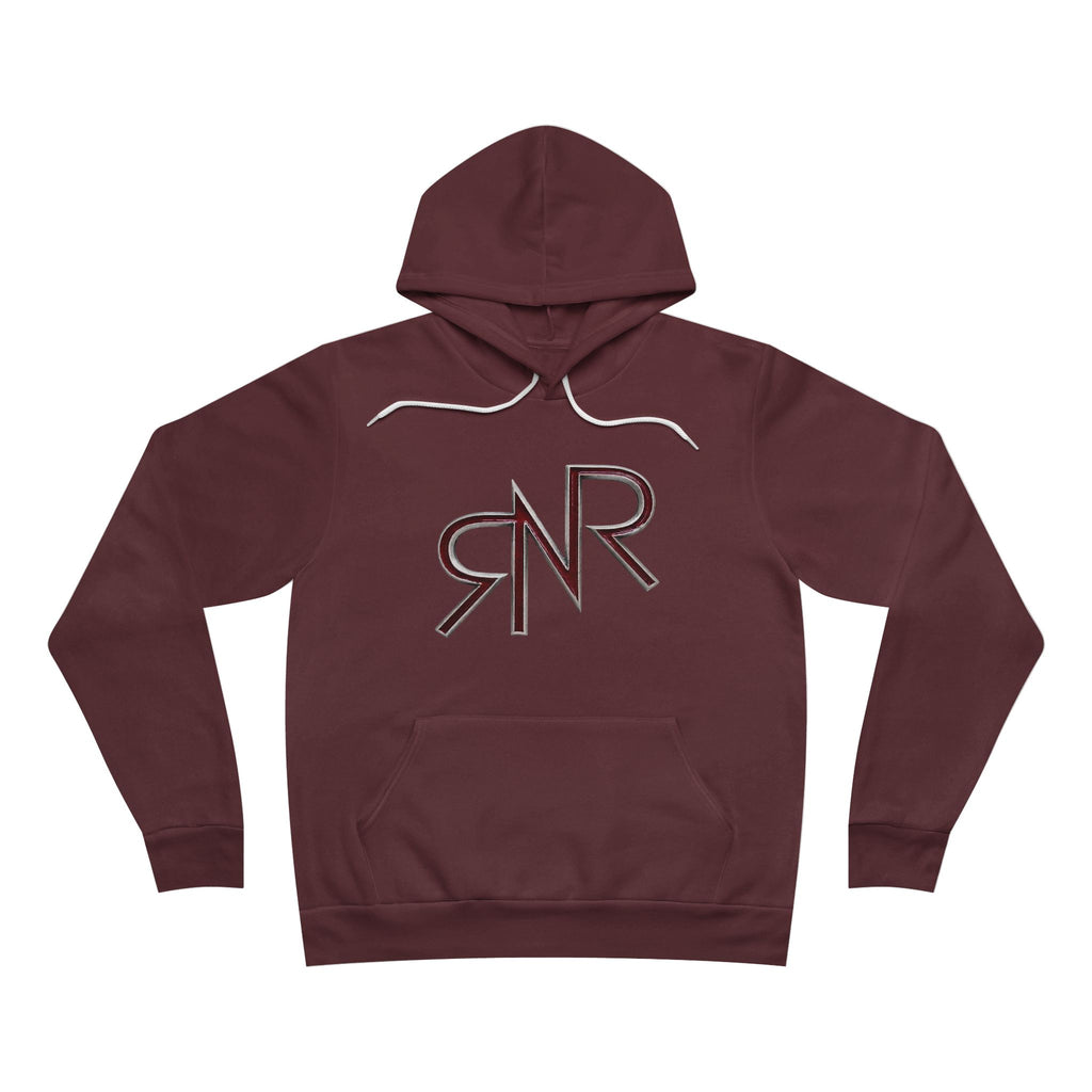 RNR Brand, Buckle Logo Unisex Ultra Soft Fleece Pullover Hoodie