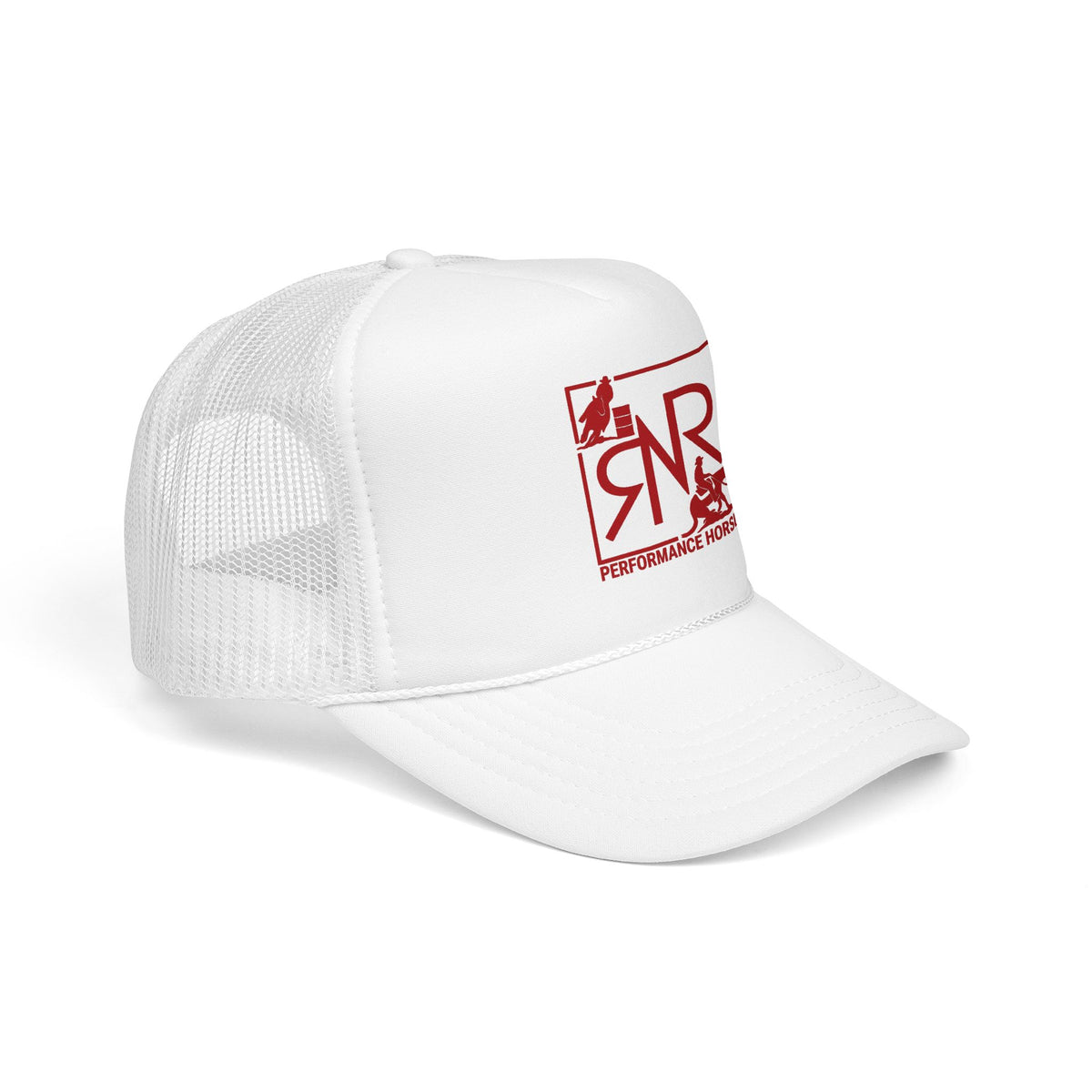 RNR Red Logo Printed Foam Trucker Hat