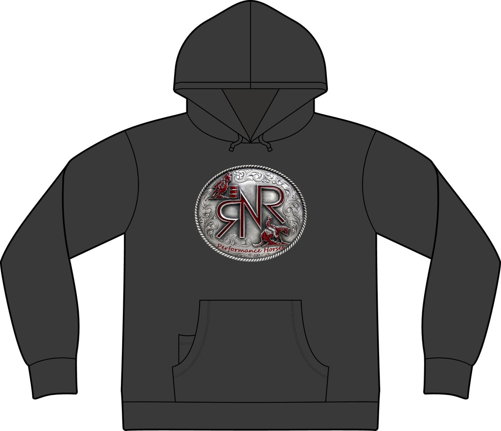 RNR Buckle Logo Epic Fleece Pullover Hooded Sweatshirt w/ Phone Pocket