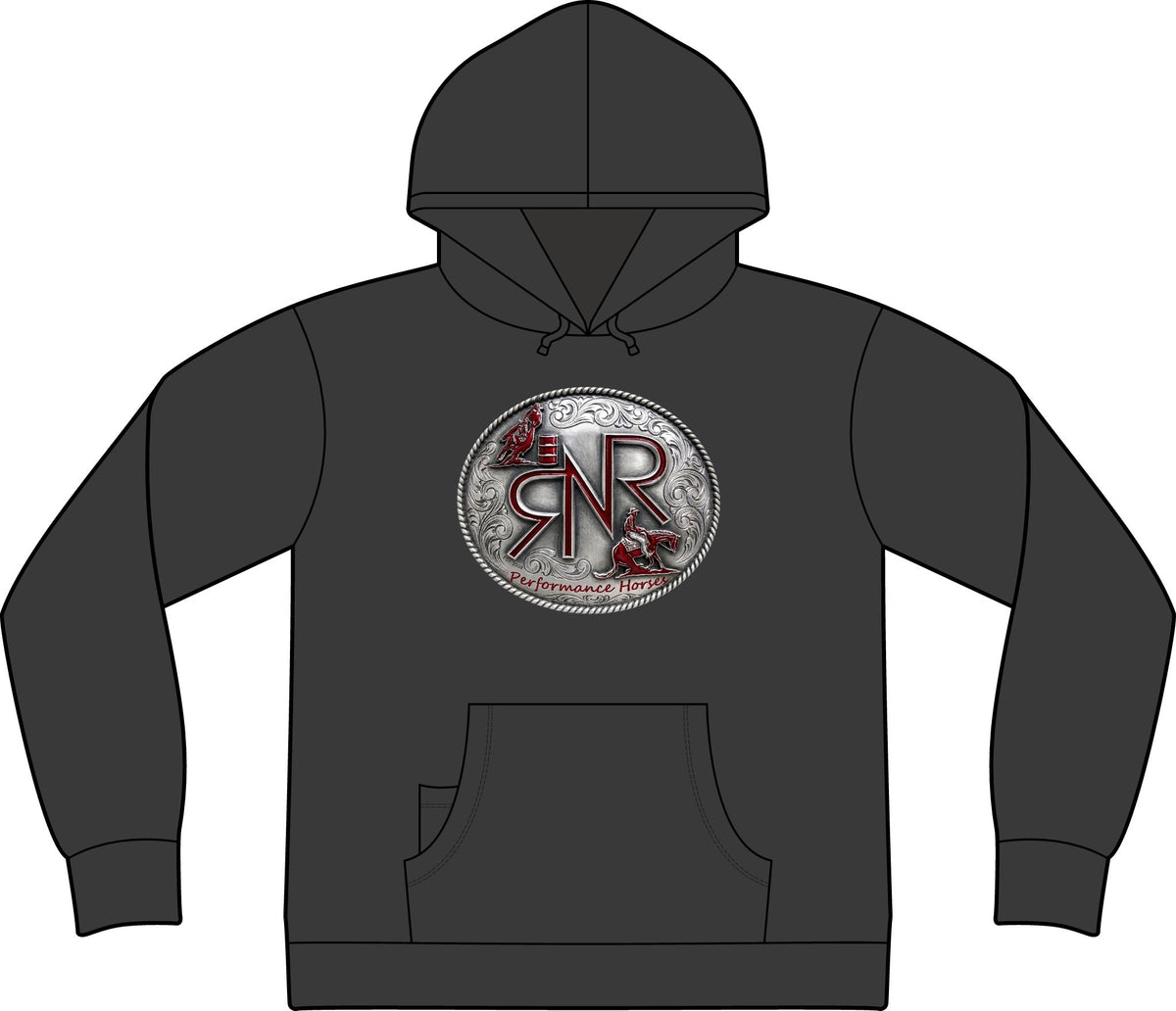 RNR Buckle Logo Epic Fleece Pullover Hooded Sweatshirt w/ Phone Pocket