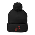 RNR Red Brand Embroidered Pom-Pom Knit
