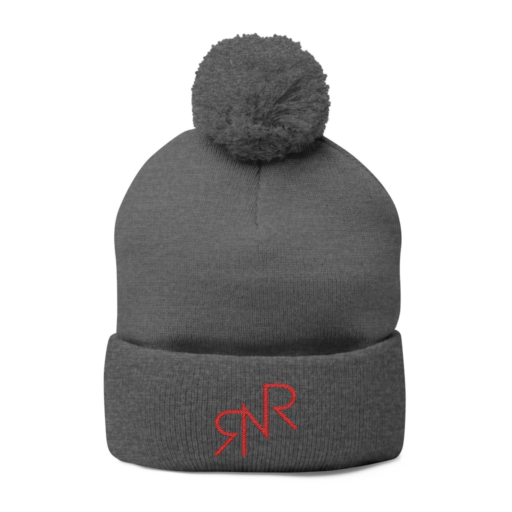 RNR Red Brand Embroidered Pom-Pom Knit