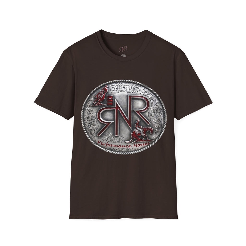 Unisex Softstyle T-shirt - RNR Buckle Logo