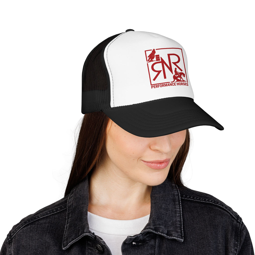 RNR Red Logo Printed Foam Trucker Hat