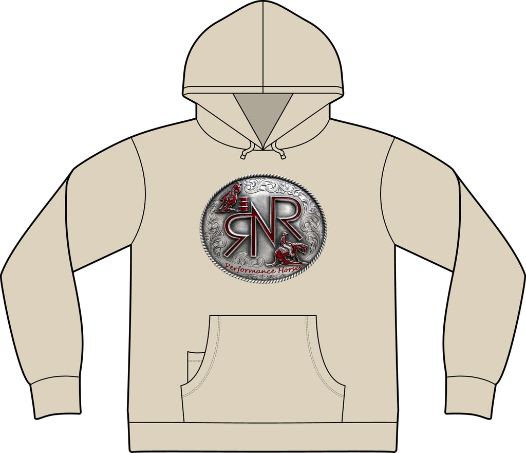 RNR Buckle Logo Epic Fleece Pullover Hooded Sweatshirt w/ Phone Pocket