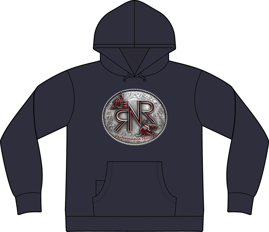 RNR Buckle Logo Epic Fleece Pullover Hooded Sweatshirt w/ Phone Pocket