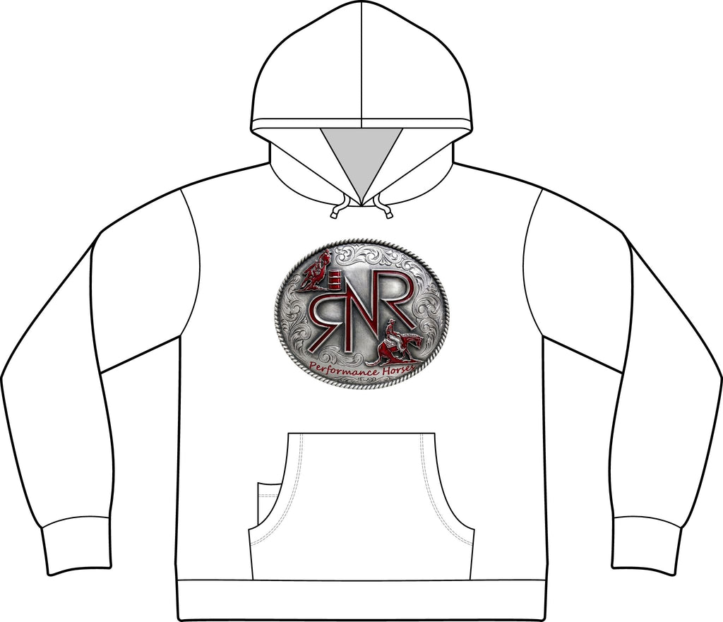 RNR Buckle Logo Epic Fleece Pullover Hooded Sweatshirt w/ Phone Pocket