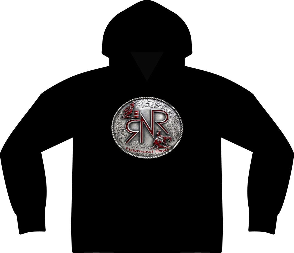 RNR Buckle Logo Epic Fleece Pullover Hooded Sweatshirt w/ Phone Pocket