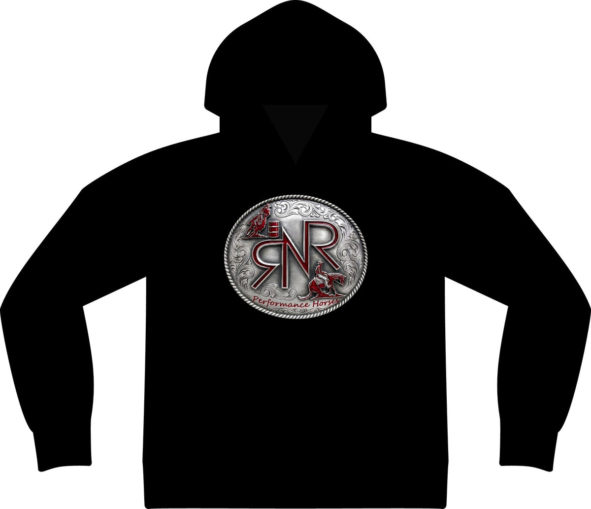 RNR Buckle Logo Epic Fleece Pullover Hooded Sweatshirt w/ Phone Pocket