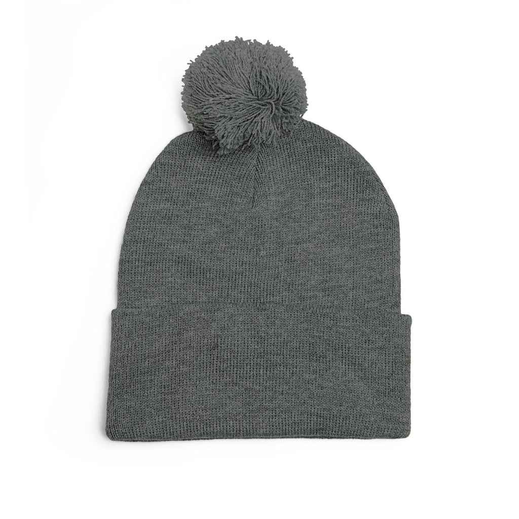 RNR Red Patch embroidered Pom-Pom Knit Beanie