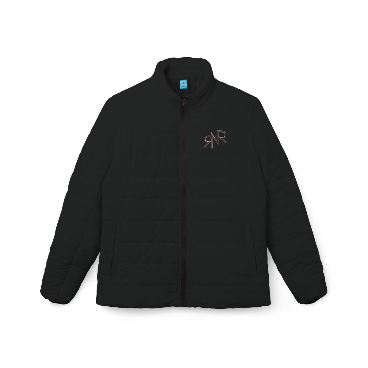 RNR Print Women’s Puffer Jacket - Black
