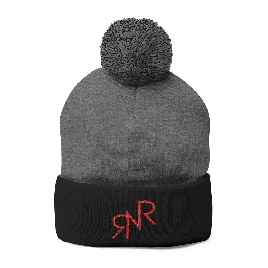 RNR Red Brand Embroidered Pom-Pom Knit